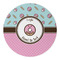 Donuts Round Paper Coaster - Approval