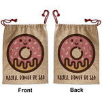 Donuts Santa Sack - Front & Back (Personalized)