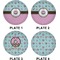 Donuts Set of Lunch / Dinner Plates (Approval)