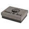 Donuts Small Engraved Gift Box with Leather Lid - Front/Main