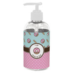 Donuts Plastic Soap / Lotion Dispenser (8 oz - Small - White) (Personalized)