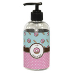 Donuts Plastic Soap / Lotion Dispenser (8 oz - Small - Black) (Personalized)