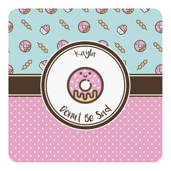 Donuts Square Decal - XLarge (Personalized)