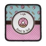 Donuts Iron On Square Patch w/ Name or Text