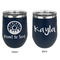 Donuts Stainless Wine Tumblers - Navy - Double Sided - Approval