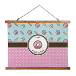 Donuts Wall Hanging Tapestry - Wide (Personalized)