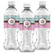 Donuts Water Bottle Labels - Front View