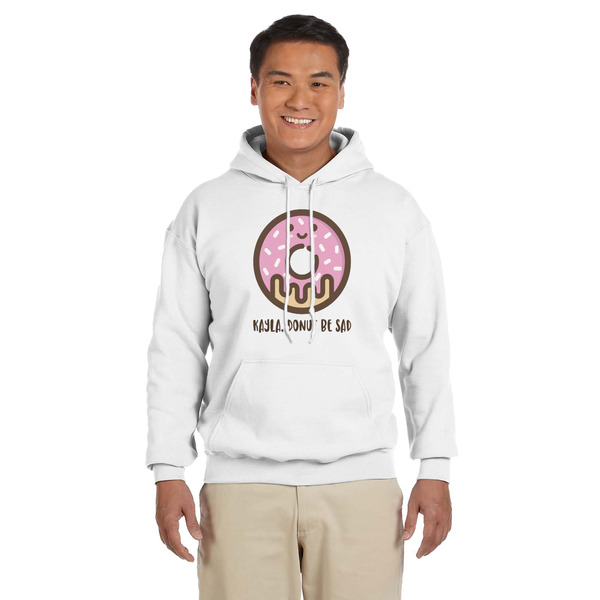 Custom Donuts Hoodie - White - 3XL (Personalized)