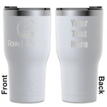 Donuts RTIC Tumbler - White - Engraved Front & Back (Personalized)