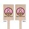 Donuts Wooden 6.25" Stir Stick - Rectangular - Double Sided - Front & Back