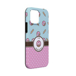 Donuts iPhone Case - Rubber Lined - iPhone 13 Mini (Personalized)