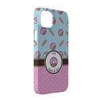 Donuts iPhone Case - Plastic - iPhone 14 Pro (Personalized)