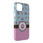 Donuts iPhone Case - Plastic - iPhone 14 Pro Max (Personalized)