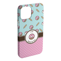 Donuts iPhone Case - Plastic - iPhone 15 Plus (Personalized)