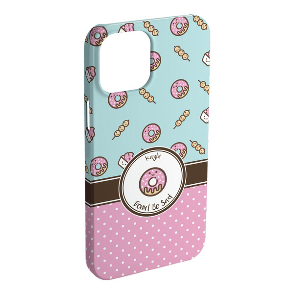 Custom Donuts iPhone Case - Plastic - iPhone 15 Pro Max (Personalized)