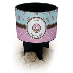 Donuts Black Beach Spiker Drink Holder (Personalized)