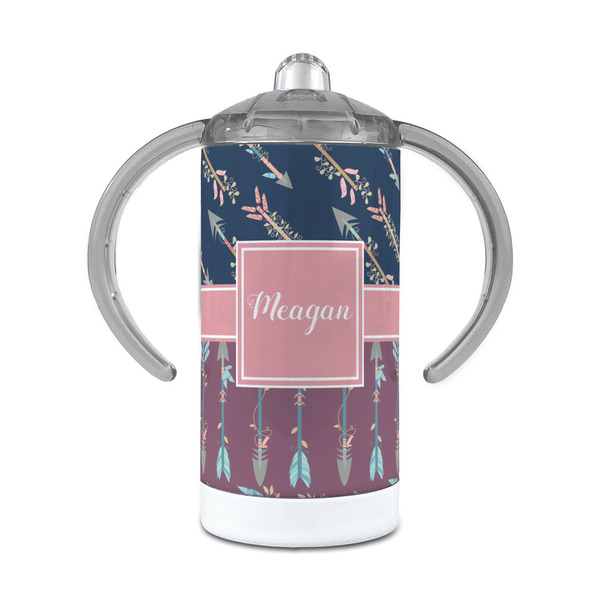 Custom Tribal Arrows 12 oz Stainless Steel Sippy Cup (Personalized)