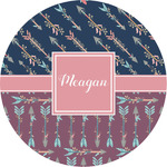 Tribal Arrows Multipurpose Round Labels - Custom Sized (Personalized)