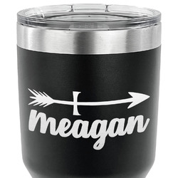 Tribal Arrows 30 oz Stainless Steel Tumbler - Black - Single Sided (Personalized)