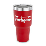 Tribal Arrows 30 oz Stainless Steel Tumbler - Red - Single Sided (Personalized)