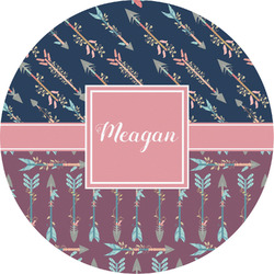 Tribal Arrows Multipurpose Round Labels - 5" (Personalized)