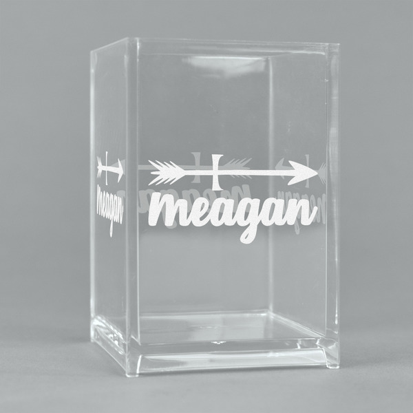 Custom Tribal Arrows Acrylic Pen Holder (Personalized)