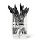 Tribal Arrows Acrylic Pencil Holder - FRONT