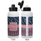 Tribal Arrows Aluminum Water Bottle - White APPROVAL