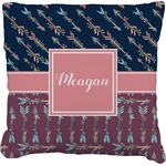 Tribal Arrows Faux-Linen Throw Pillow 16" (Personalized)