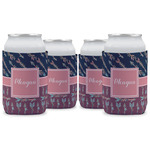 Tribal Arrows Can Cooler (12 oz) - Set of 4 w/ Name or Text