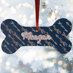 Tribal Arrows Ceramic Dog Ornament w/ Name or Text