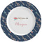 Tribal Arrows Ceramic Plate w/Rim