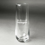 Tribal Arrows Champagne Flute - Stemless Engraved - Single (Personalized)