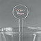 Tribal Arrows Clear Plastic 7" Stir Stick - Round - Main