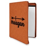 Tribal Arrows Leatherette Zipper Portfolio with Notepad (Personalized)