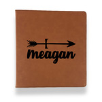 Tribal Arrows Leather Binder - 1" - Rawhide (Personalized)