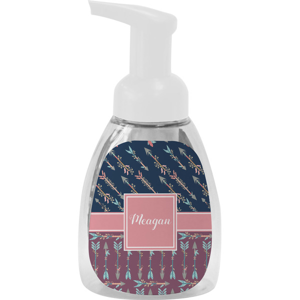 Custom Tribal Arrows Foam Soap Bottle - White (Personalized)