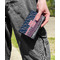 Tribal Arrows Genuine Leather Womens Wallet - In Context