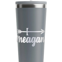 Tribal Arrows RTIC Everyday Tumbler with Straw - 28oz - Grey - Single-Sided (Personalized)