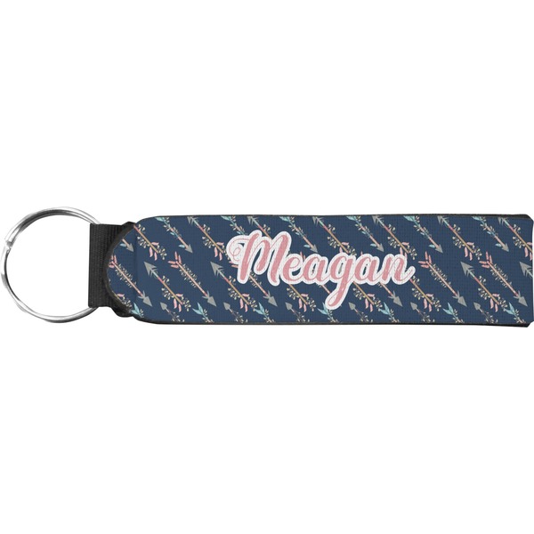 Custom Tribal Arrows Neoprene Keychain Fob (Personalized)