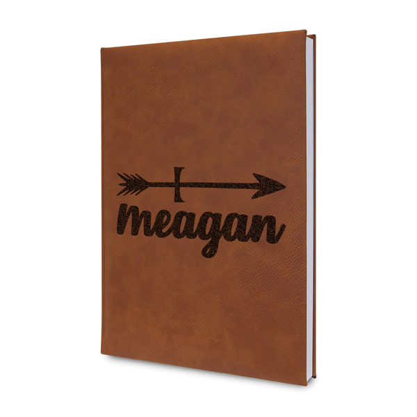 Custom Tribal Arrows Leather Sketchbook - Small - Double Sided (Personalized)