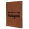 Tribal Arrows Leatherette Journal - Large - Single Sided - Angle View