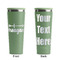 Tribal Arrows Light Green RTIC Everyday Tumbler - 28 oz. - Front and Back