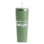 Tribal Arrows RTIC Everyday Tumbler with Straw - 28oz - Light Green - Double-Sided (Personalized)