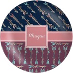 Tribal Arrows Melamine Plate (Personalized)