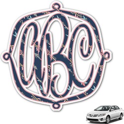 Tribal Arrows Monogram Car Decal (Personalized)