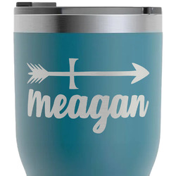 Tribal Arrows RTIC Tumbler - Dark Teal - Laser Engraved - Double-Sided (Personalized)
