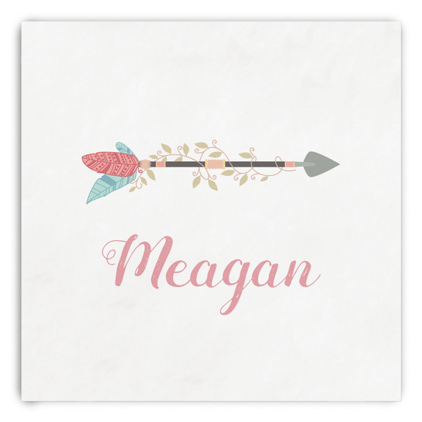 Custom Tribal Arrows Paper Dinner Napkins (Personalized)