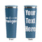 Tribal Arrows Steel Blue RTIC Everyday Tumbler - 28 oz. - Front and Back