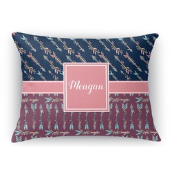 Tribal Arrows Rectangular Throw Pillow Case (Personalized)